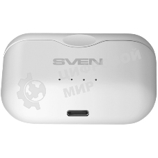 Наушники TWS SVEN E-701BT белый, внутриканальные, Bluetooth, сенсорное управление, до 3 ч