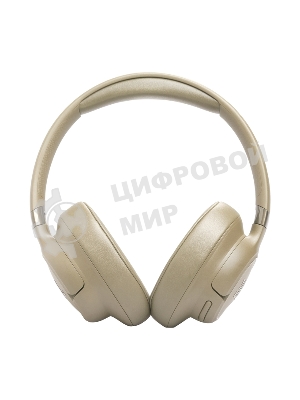 Беспроводные/проводные наушники JBL Tune 780NC бежевый, полноразмерные, Bluetooth + проводной, адаптивное шумоподавление