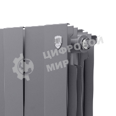 Радиатор биметаллический Royal Thermo PianoForte 300 Серебристый - 12 секц.