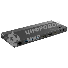 USB-концентратор Docking Station WAVLINK USB-C GEN2 4K Universal/100W PowerDelivery Include 20V/6.5A Power Adapter/4xUSB3.0/1xUSB C/2xDP 4K 60HZ/1xHDMI 4K 60HZ/1xGigabit LAN/1xAudio In/Out/1xSD/Micro SD CardReader