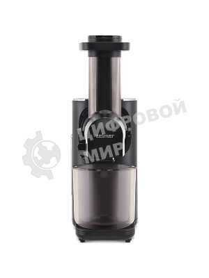 Соковыжималка Zelmer ZJP3900 чёрный/серебристый, шнековая горизонтальная, 150 Вт, 500 мл, электронное, реверс