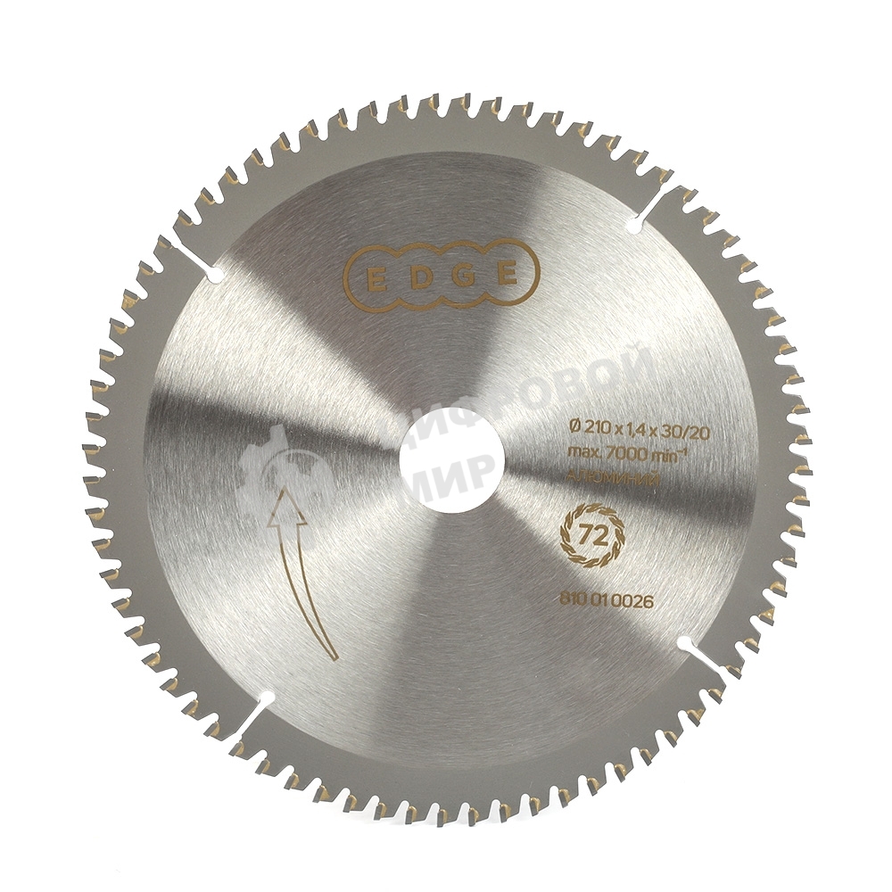 Диск EDGE by PATRIOT пильный по алюминию 210x72x30/20