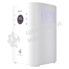 Увлажнитель воздуха Funai Minamoto USH-MNE450/4.0(WT) белый, 45 м², 4 л, ультразвуковой, гигростат, ионизация, ароматизация, управление по Wi-Fi, пульт ДУ