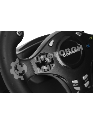 Игровой руль DEFENDER (64067) Rager черн,PC/PS/Xbox/Switch,педали