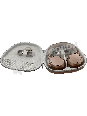 Беспроводные/проводные наушники Sennheiser Momentum 4 Wireless коричневый, полноразмерные, Bluetooth + проводной, активное шумоподавление, до 60 ч