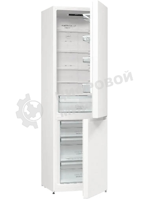 Холодильник Gorenje NRK6201EW4 белый двухкамерный 235/96 л морозилка снизу, No Frost