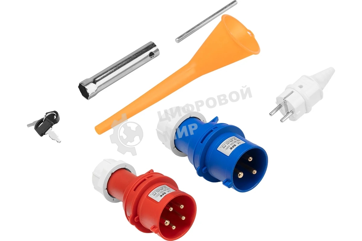 Электрогенератор бензиновый Denzel PS 90 ED-3, 9 кВт, 85 дБ, 90 кг