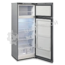Холодильник Бирюса Б-M6035 металлик двухкамерный 240/60л морозилка сверху
