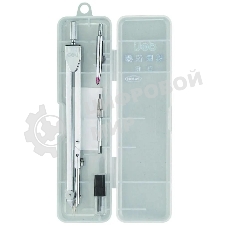 Циркуль Deli E8603, металл, в комплекте: грифель