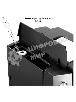 Кофемашина Kitfort КТ-7320 1400Вт серебристый/черный