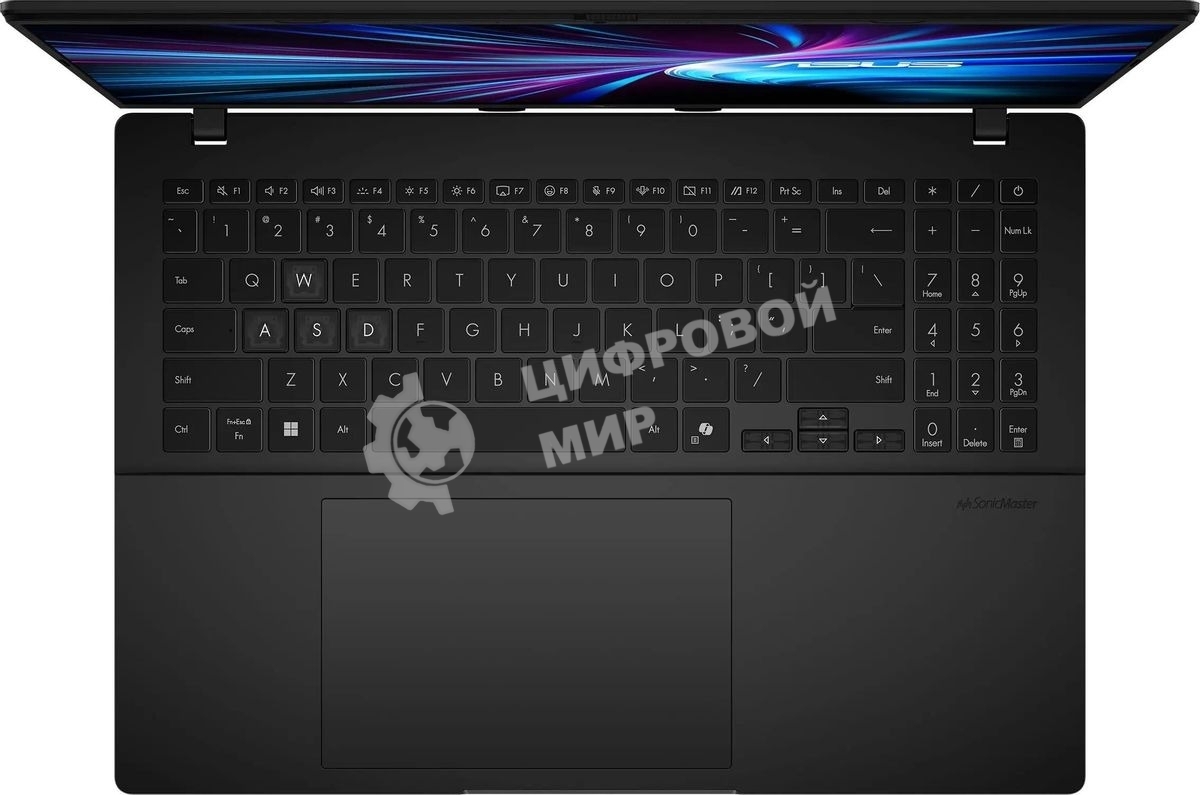 Ноутбук Asus VivoBook 16 V3607VH-RP046 черный Core 5 210H 16Gb SSD 1Tb NVIDIA GeForce RTX 5050 8Gb 16