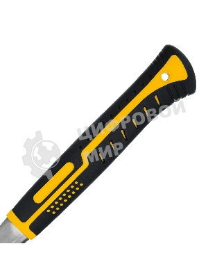 Молоток-гвоздодер Denzel 560 г, цельнометаллический, двухкомпонентная рукоятка