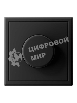 Светорегулятор поворотно-нажимной (диммер) ArtGallery LED RC 400Вт механизм карбон SE GAL001023