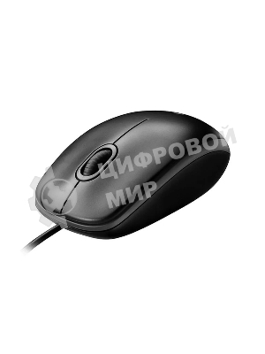 Мышь проводная Logitech M100/100R DARK/GREY (темно-серая/черная), 1000 dpi, USB, кнопки - 3