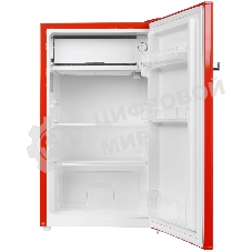 Холодильник Ascoli ADFRR90 красный однокамерный 85/15л морозилка сверху