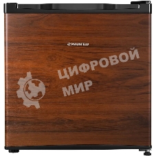 Холодильник Maunfeld MFF50WD дерево/черный мат. однокамерный 46л