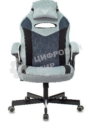 Кресло Бюрократ VIKING 6 KNIGHT BL FABRIC синий, ткань, 120 кг, механизм качания