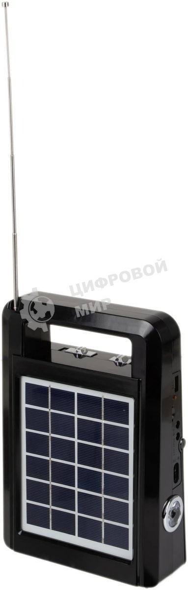 Радиоприемник портативный Сигнал Vikend Traveler черный USB SD/MMC