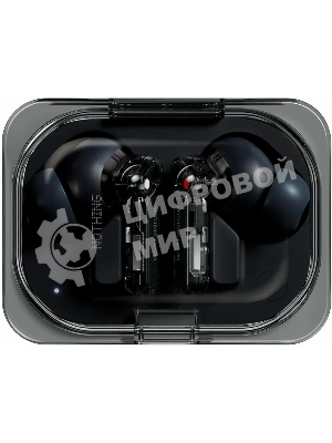 Наушники TWS NOTHING Ear (a) черный, внутриканальные, Bluetooth, активное шумоподавление, до 9.5 ч