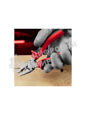 Плоскогубцы комбинированные Matrix 17091 180 мм, хром-ванадий, двухкомпонентные рукоятки