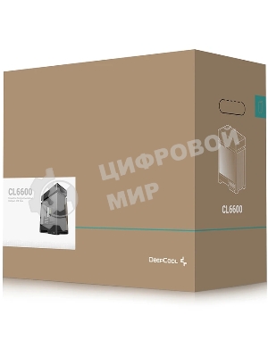 Корпус DeepCool CL6600, Midi-Tower, чёрный, 5 x 120 мм