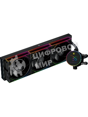 Система жидкостного охлаждения Thermalright Frozen Magic 360 Digital V2 ARGB Soc-AM5/AM4/1200/1700/1851 черный 4-pin 28dB Al LCD Ret (F-MAGIC-360-DIGITAL-BL-ARGB-V2)