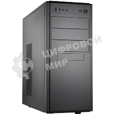 Корпус Foxline FL-886-FL500R-U32, Midi-Tower, чёрный, БП 500 Вт
