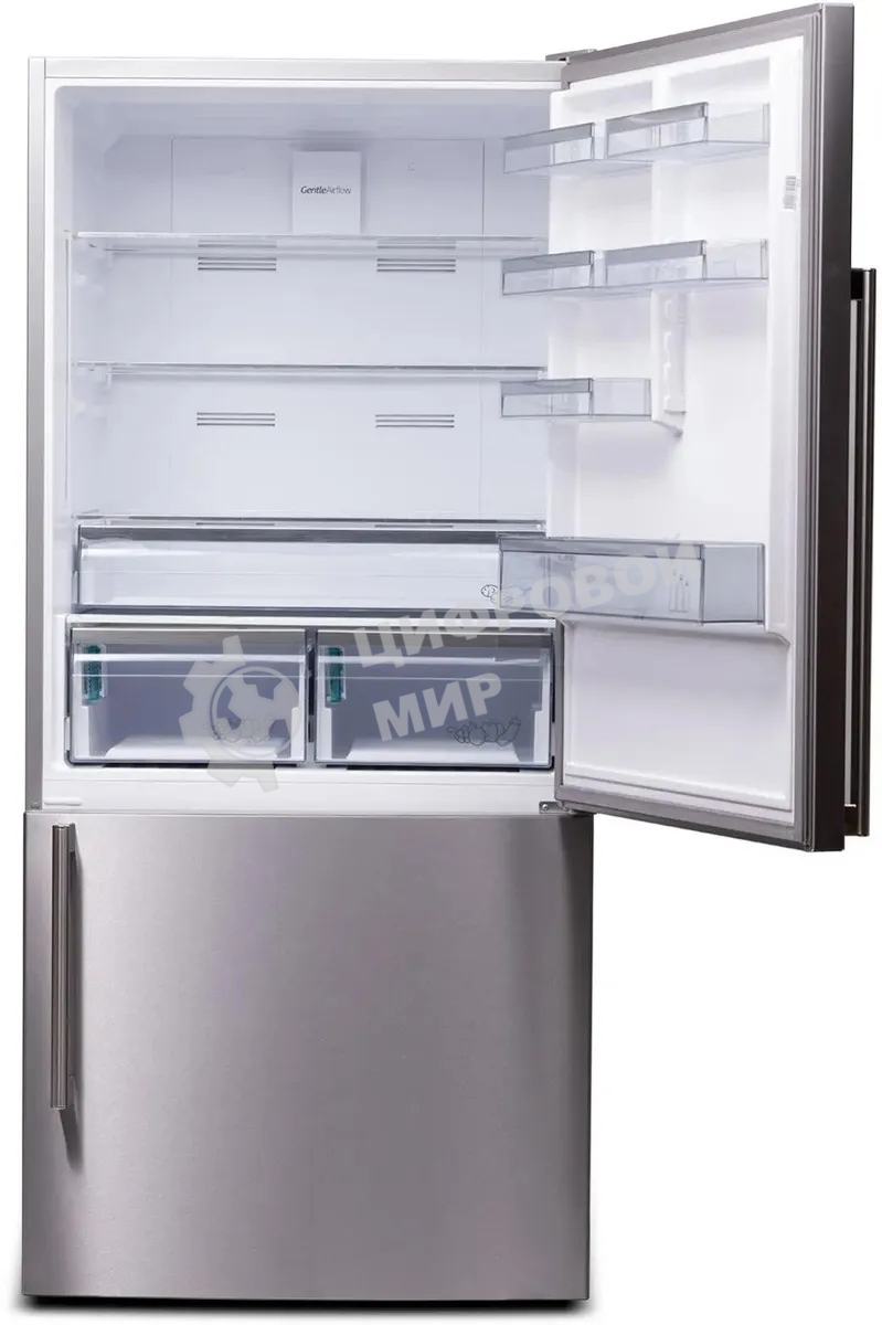 Холодильник Sharp SJ653GHXI52R серебристый двухкамерный 400/164 л морозилка снизу, No Frost