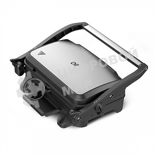 Гриль электрический BQ GR3006, черный/стальной