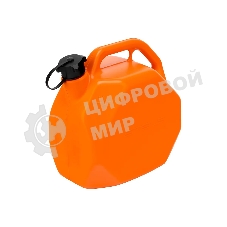 Канистра для ГСМ Stels пластиковая, со скошенными углами, 10 литров