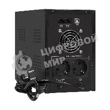 Источник бесперебойного питания ExeGate EX292609RUS SpecialPro UNB-2000.LED.AVR.2SH.RJ.USB 2000VA/1200W, LED, AVR,2*Schuko, RJ45/11, USB, металлический корпус, черный