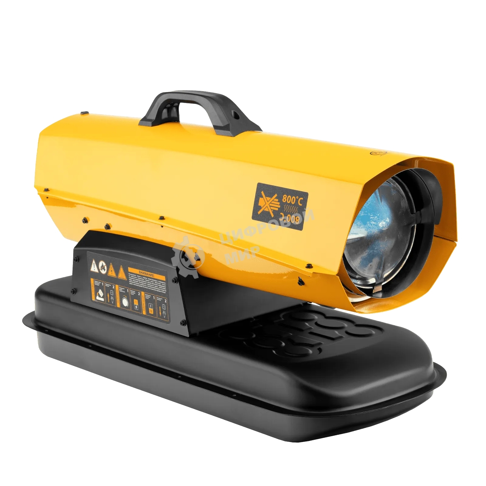 Дизельная тепловая пушка Denzel DHG-25i, 25 кВт, 600 м3/ч, прямой нагрев, термостат