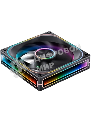 Кулер для корпуса JONSBO ZA-120BR Reverse (120x120x28мм, 4-pin PWM, ARGb, 62.4CFM, 37.3dBA, 2400RPM, черный)