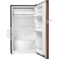 Холодильник Maunfeld MFF83WD дерево/черный мат. однокамерный 85л