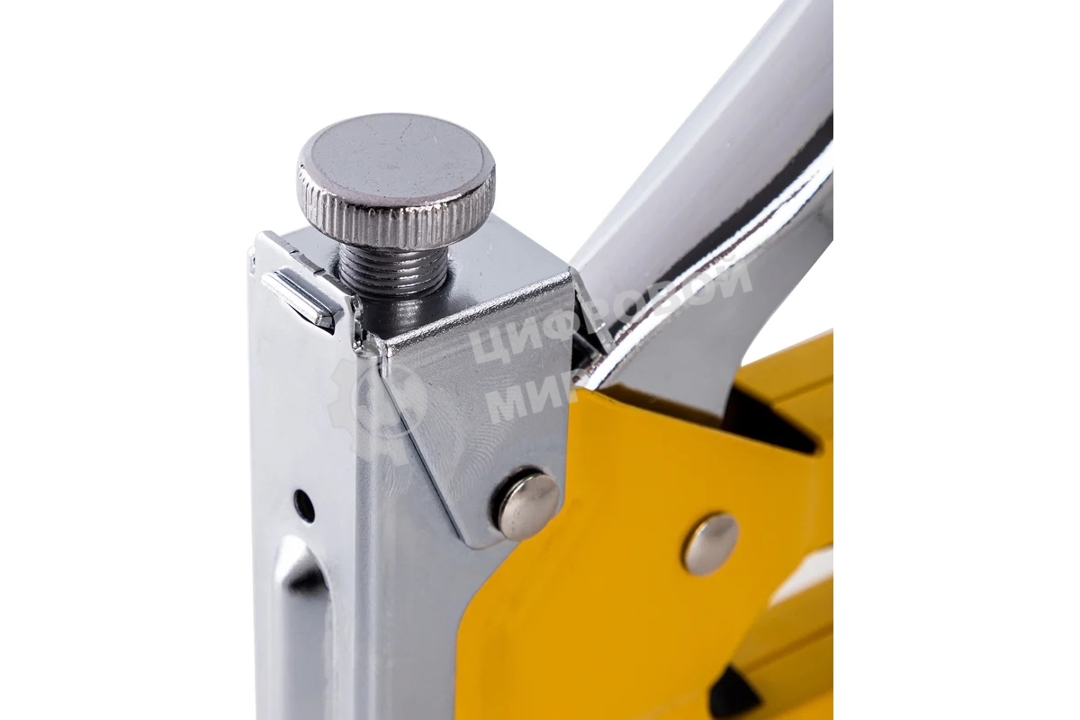 Мебельный степлер Deli DL1313 3-в-1. 4-8мм. 0,6 кг. Полностью стальная конструкция. Подходит для D/U/T.