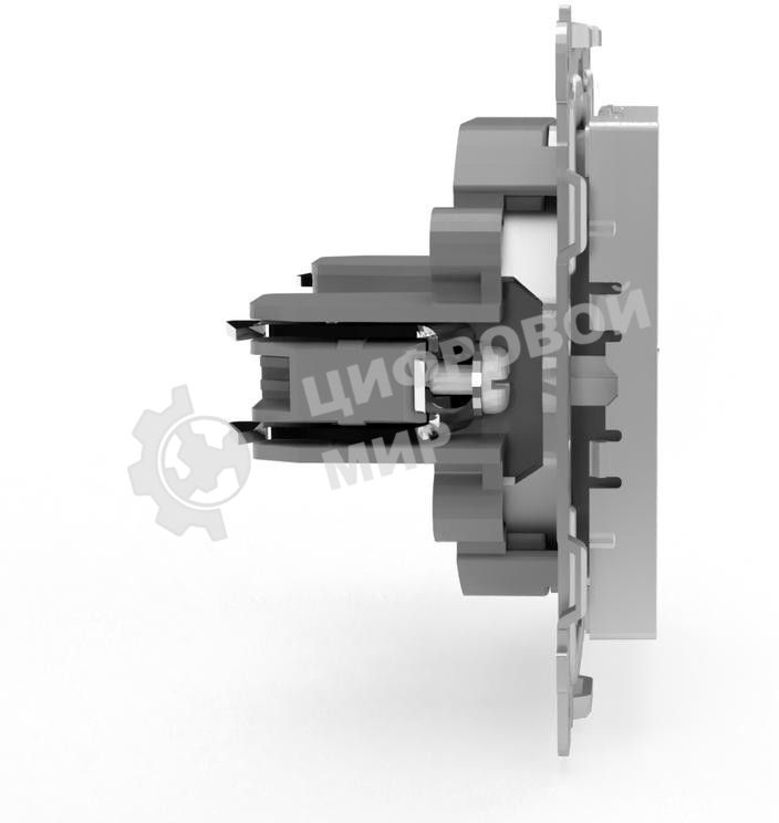 Коннектор TV TOKOV ELECTRIC СП Pixel механизм алюм.