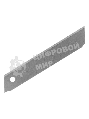 Лезвия Denzel 18 мм, сталь SK5 - 0,5 мм, 10 шт.