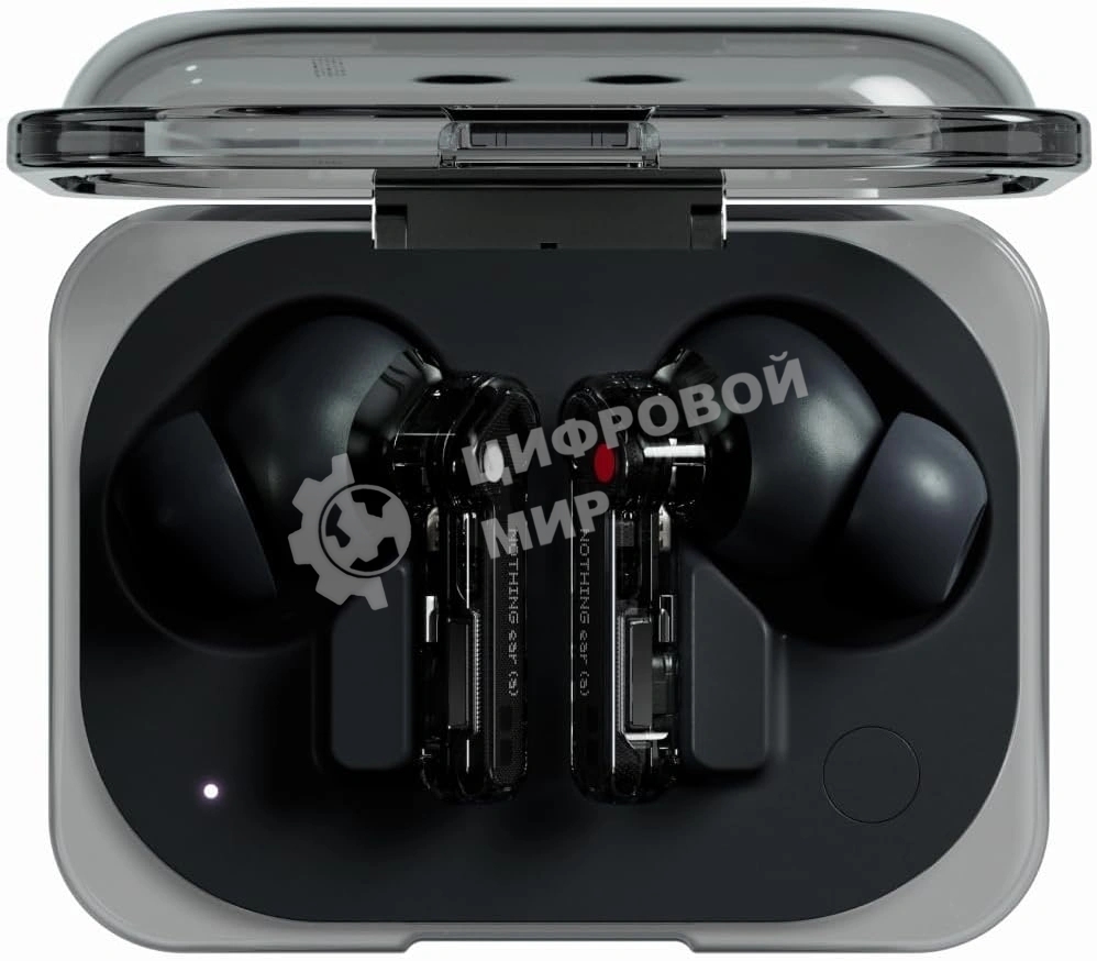Наушники TWS NOTHING Ear (a) черный, внутриканальные, Bluetooth, активное шумоподавление, до 9.5 ч
