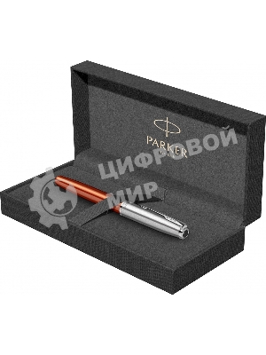 Ручка перьевая Parker Sonnet Essentials SB F545 (CW2169228) LaqOrange CT, F, сталь нержавеющая, подарочная коробка