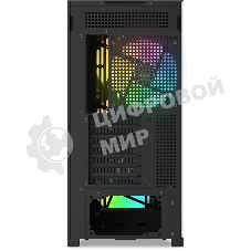 Корпус SAMA Z60, Midi-Tower, чёрный, 4 x 140 мм