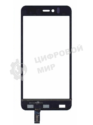 Сенсорное стекло (тачскрин) для Fly IQ YZ-CTP467(GN C620)-FPC, черное