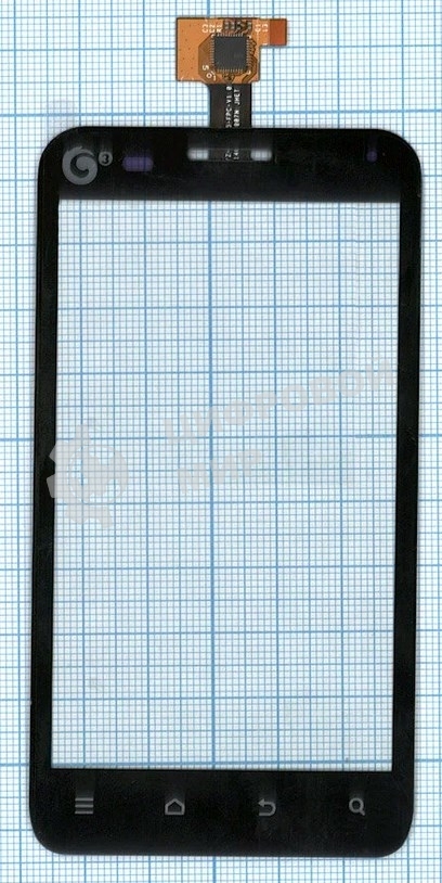 Сенсорное стекло (тачскрин) для ZTE V807 Blade C YZ-CTP465-FPC-V1, черное