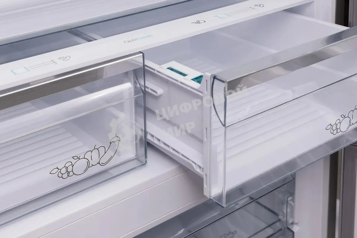 Холодильник Sharp SJ653GHXI52R серебристый двухкамерный 400/164 л морозилка снизу, No Frost