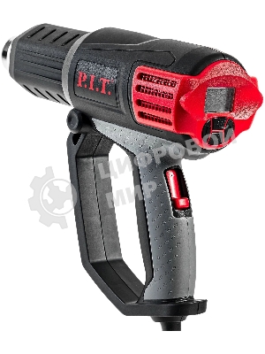Технический фен P.I.T. PHG2001-C темп.350/550С черный