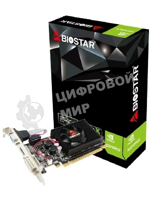 Видеокарта Biostar GeForce GT 210, 1 GB DDR3, 64 bit, HDMI, DVI-I, VGA, GPU 589 MHz