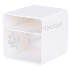 Подставка Deli ENS011белый Nusign 2 отделения для письменных принадлежностей, 84х84х86мм, белый, пластик