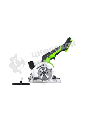 Циркулярная пила аккумуляторная GreenWorks G24MCS 24В, бесщеточная, без АКБ и ЗУ (1501207)