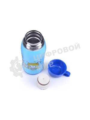 Термос детский Mayer&Boch 28048 голубой/синий/оранжевый