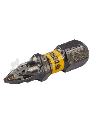 Набор бит Denzel PZ1х25, сталь S2, шестигранный профиль, 10 шт.