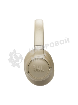 Беспроводные/проводные наушники JBL Tune 780NC бежевый, полноразмерные, Bluetooth + проводной, адаптивное шумоподавление